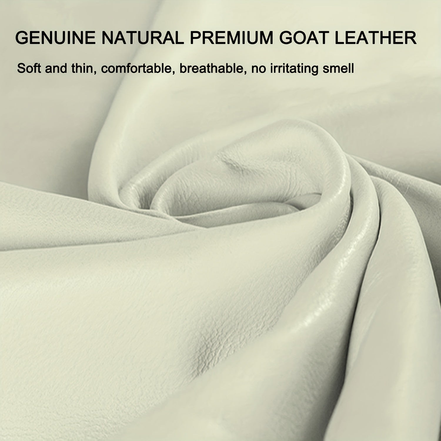 Soft Thin Goatskin Work Gloves Leather Gardening Gloves Outdoor Yard Garden