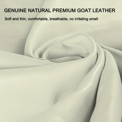 Soft Thin Goatskin Work Gloves Leather Gardening Gloves Outdoor Yard Garden