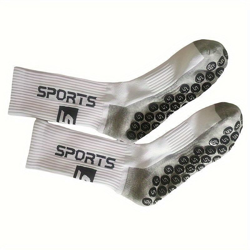 Sports Crew Socks Non-slip Wear-resistant Grip Socks