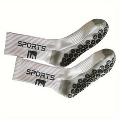 Sports Crew Socks Non-slip Wear-resistant Grip Socks