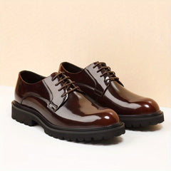 Men's Lace Up Dress Shoes Smart Casual Walking Shoes