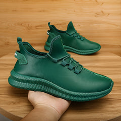 Men's Comfy Solid Sneakers Non Slip Casual Shoes Outdoor Activities