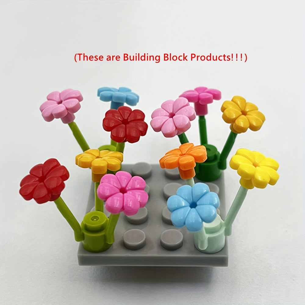 40pcs Building Block Flower Garden Farm Grass Plant Toy Set DIY Christmas Gift