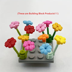 40pcs Building Block Flower Garden Farm Grass Plant Toy Set DIY Christmas Gift