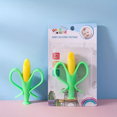 Silicone Corn Teether Toothbrush Baby Teething Toy