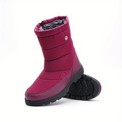 Non slip Zipper Hiking Boots Warm Snow Boots Women's Footwear