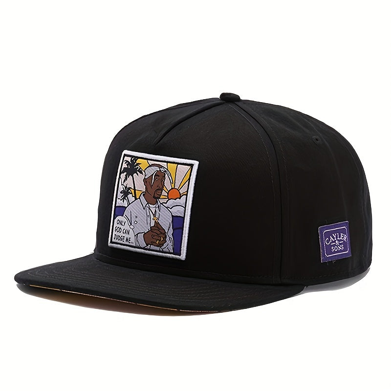 Men's Portrait Print Baseball Cap For Outdoor Sport