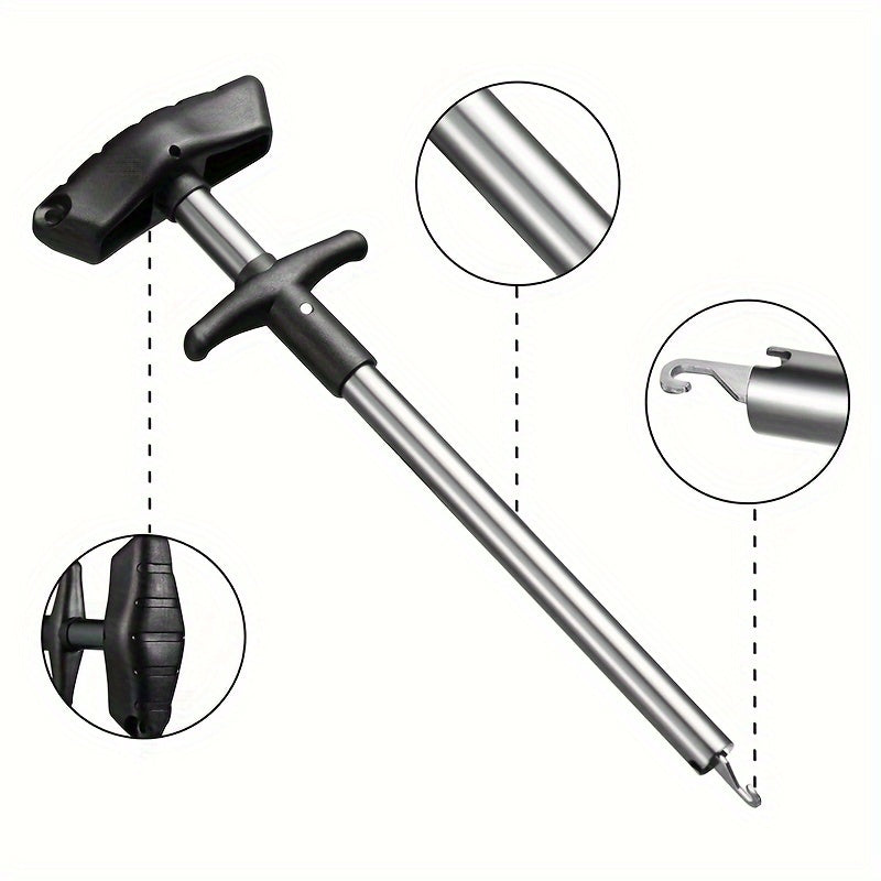 Stainless Steel T Fish Hook Remover Fishing Tackle
