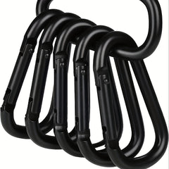 6pcs Aluminum Carabiners for Outdoor Climbing and Daily Wear