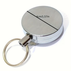 Retractable Lanyard Keychain Telescopic Steel Wire Holder