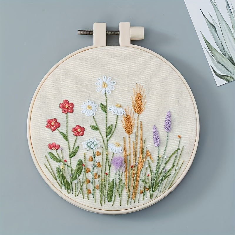 Embroidery Starter Kit for Beginners - Cross Stitch Kits for Adults