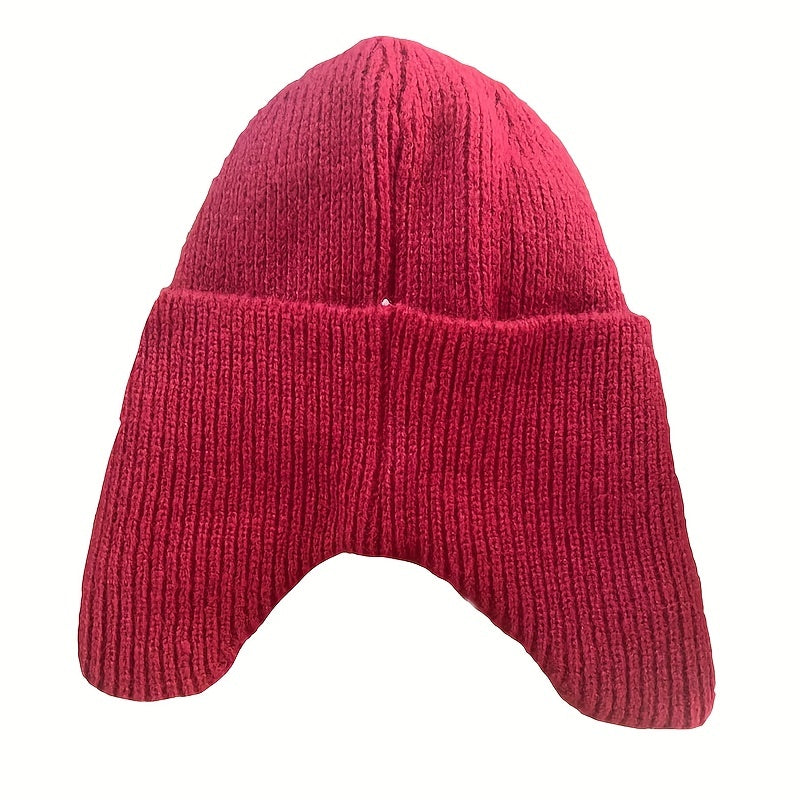 Winter Warm Knitted Earmuffs Hat for Men