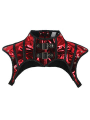 Punk Gothic Cosplay Shawl High Neck Drawstring Back Retro Shawl