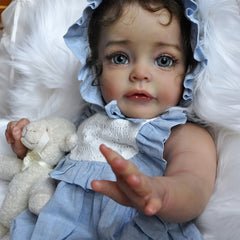 24-inch Reborn Doll SueSue Hand-Painted Lifelike Silicone Toddler Doll Girl Gift