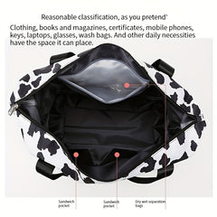 Expandable Tote Bag Dry Wet Separation Swimming Yoga Fitness Bag