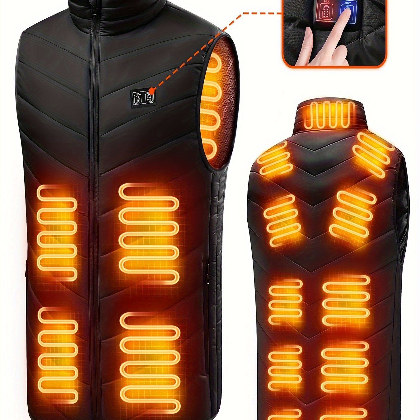 Men's Heated Vest for Outdoor Activities
