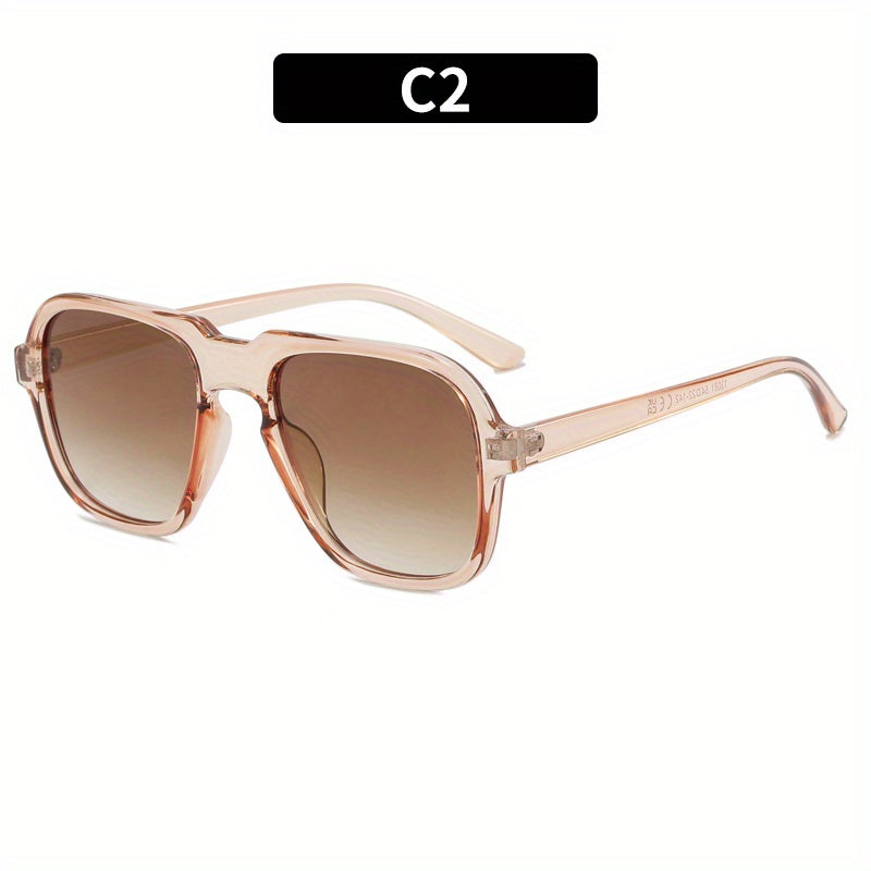 Square Aviator Sunglasses Gradient Glasses UV400