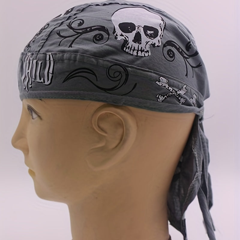 Pirate Hat Outdoor Bandana Multicolor Headgear Full Cotton