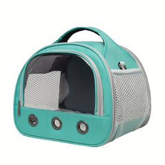 Transparent Travel Carrier for Small Pets - Guinea Pigs, Hamsters, Hedgehogs