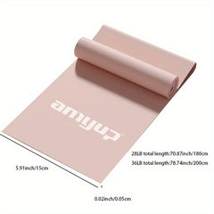 2pcs Yoga Resistance Bands TPE Fitness Stretching Bands