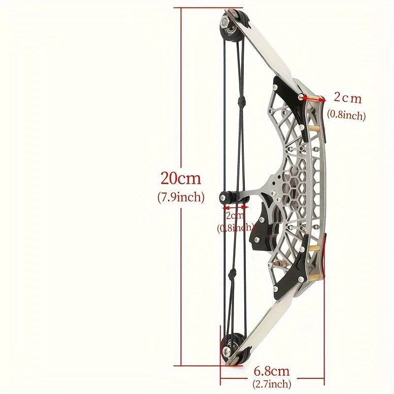 Mini Composite Bow Archery Set Stainless Steel - Outdoor Entertainment Toy