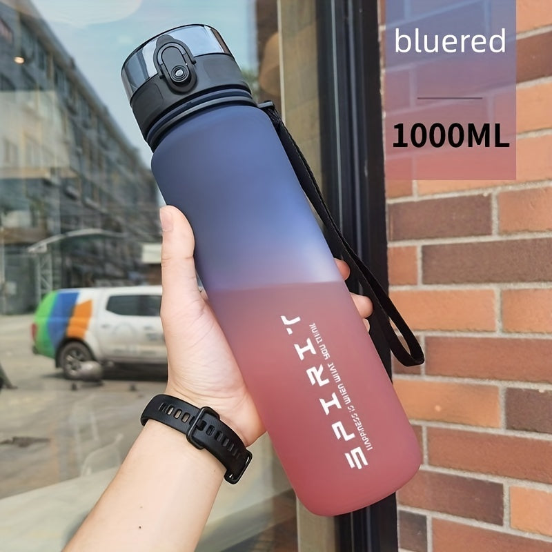 Large Capacity Portable Water Bottle Leakproof Gradient Water Cup