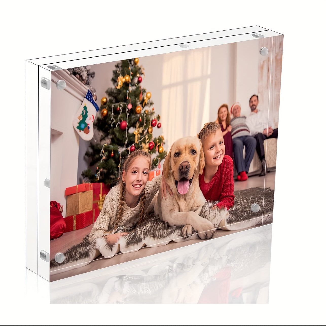 Acrylic Picture Frame 10x16 Clear Double Sided Photo Display