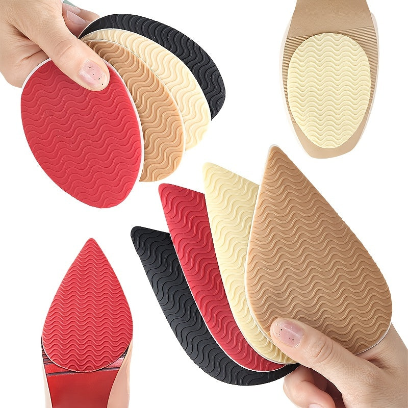 2Pcs High Heels Shoes Mat, Non Slip Rubber Wear Resistant