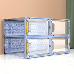 Plastic Shoe Display Box Moistureproof Dustproof Shoe Storage