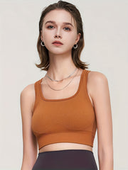 Quick Dry Shockproof Sports Bra Yoga Crop Top