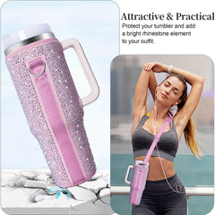 Insulated Water Bottle Carrier Bag For 40oz Bottle