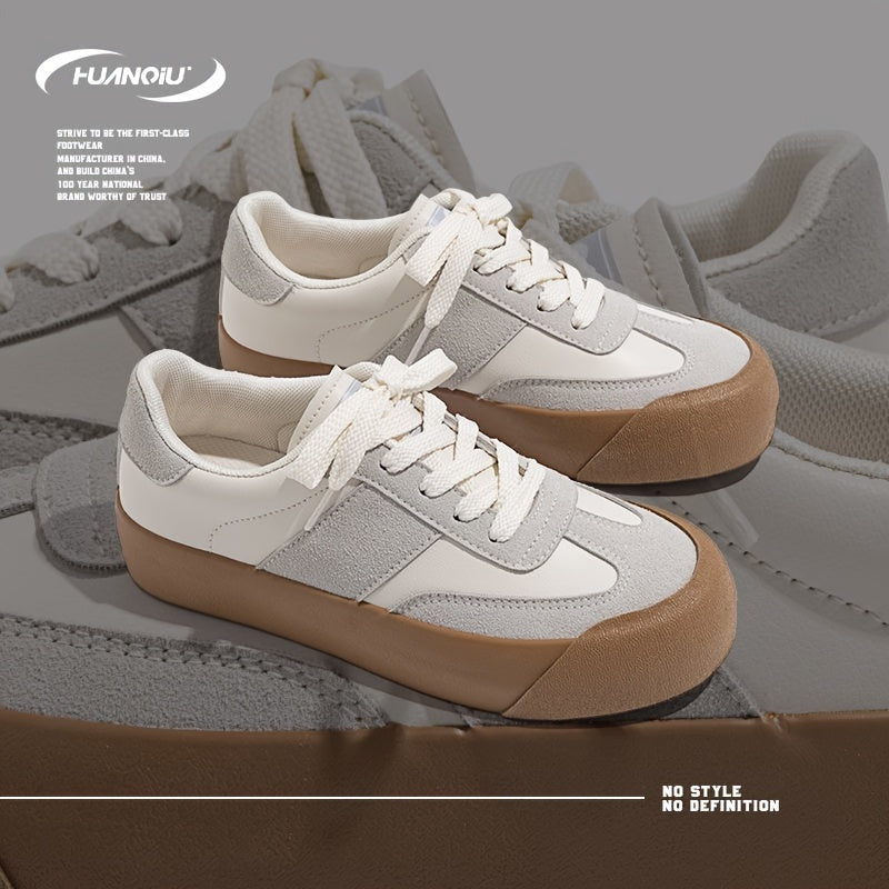 HUANQIU Women's Low Skate Shoes Lightweight & Comfy Non slip