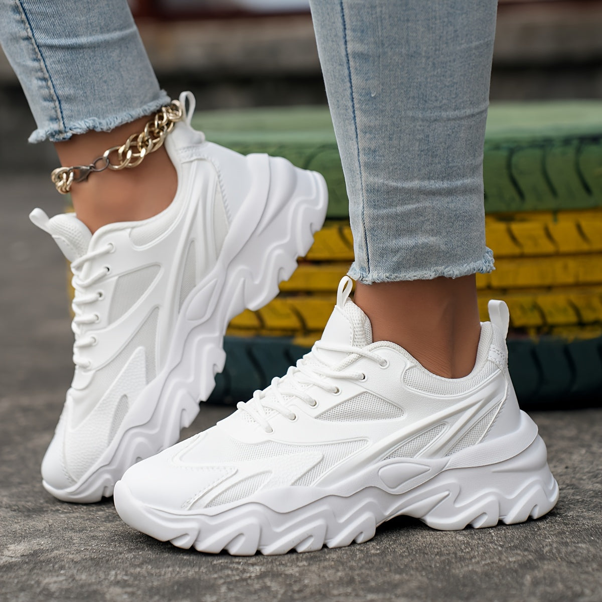 Heighten Chunky Sneakers Casual Lightweight Running Shoes