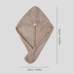 Multicolor Hair Drying Cap Towel Bag Bath Cap