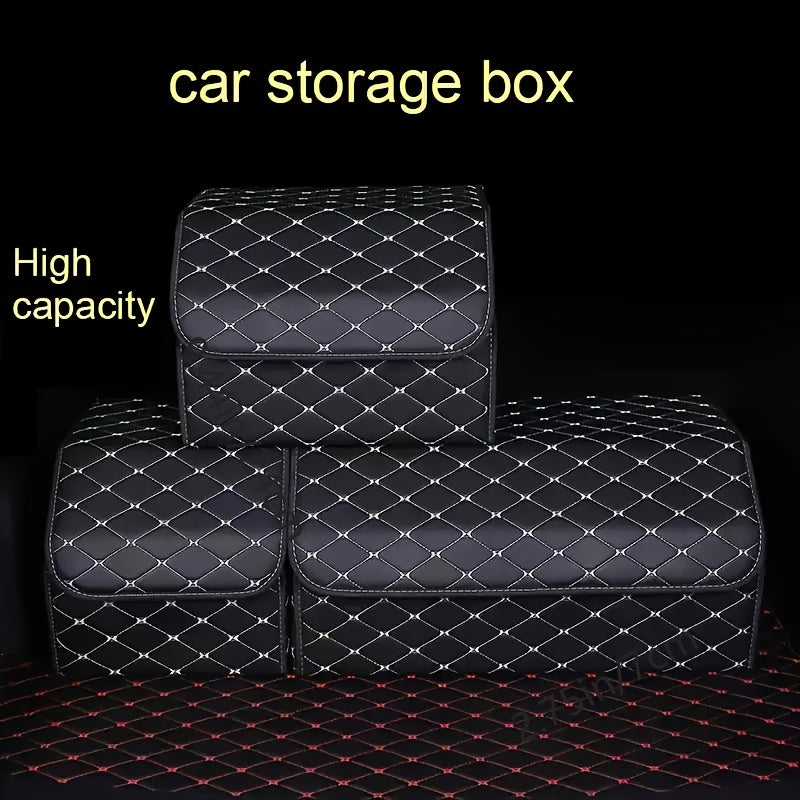 Car Trunk Organizer Storage Box Collapsible Auto Cargo Storage Container
