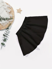Girls Solid Ballet Tutu Skirt for Dancing Performance
