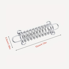 4pcs Stainless Steel Tent Spring Wind Rope Buckles for Camping