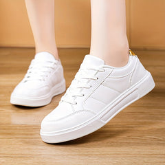 Women's Lace up Casual Non slip Low Skate Shoes