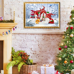 Santa Claus Animals Diamond Painting Kit 5D DIY Home Decor