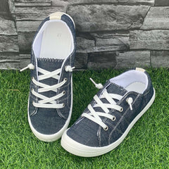 Solid Flat Shoes Women's Casual Lightweight Walking Breathable Sport Running