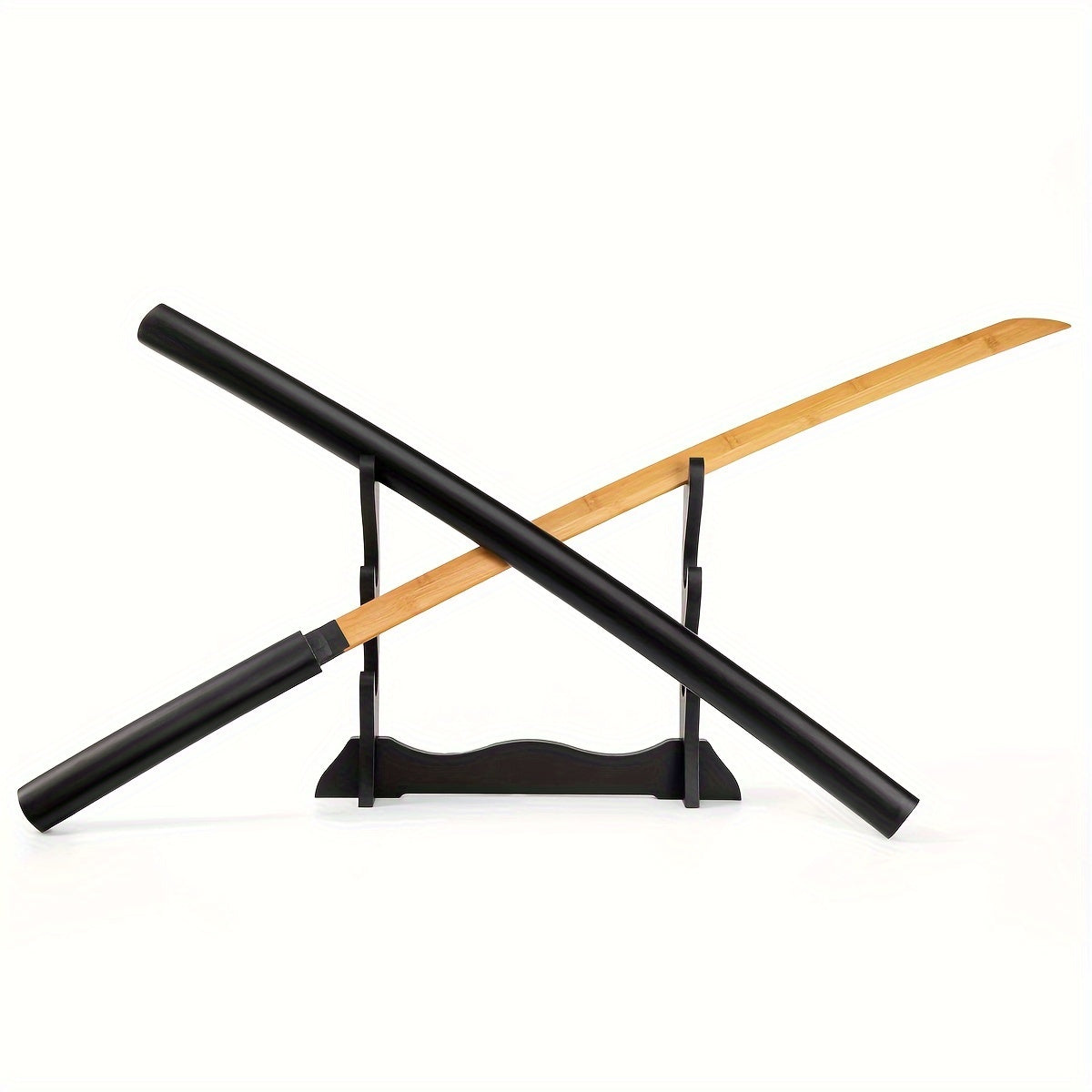 Anime Sword Set With Belt And Stand Wooden Sword Cosplay