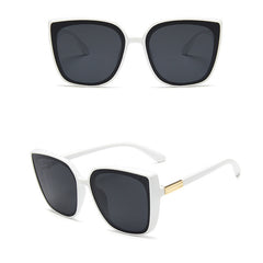 Vintage Cat Eye Sunglasses Women Oversized UV Protection