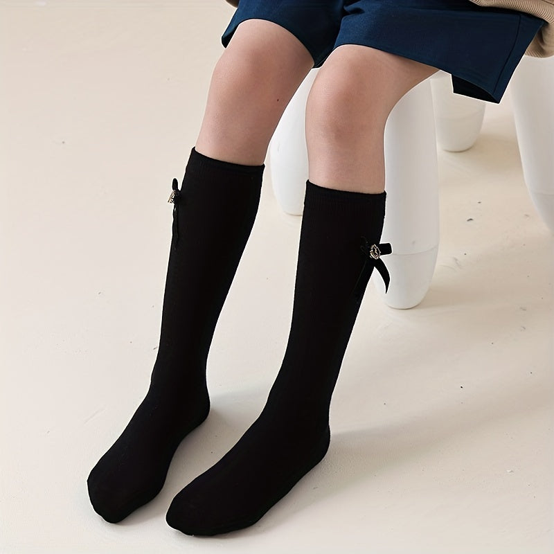 Girls Sweet Bow Crew Socks Ages 3+