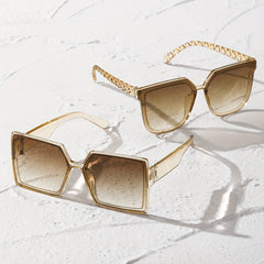 Large Square Sunglasses Jelly Anti Glare UV400 Sun Shades