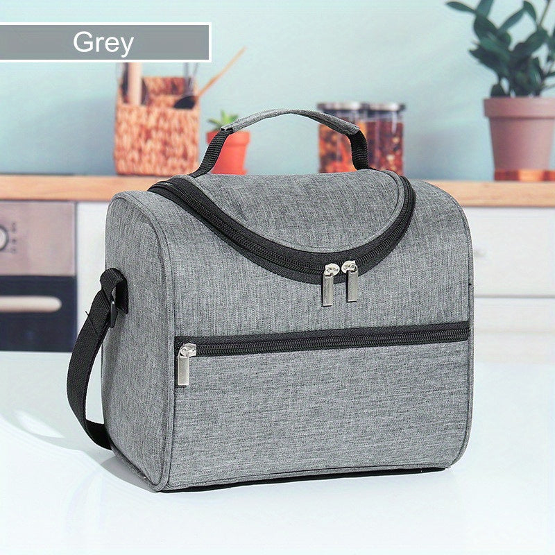 Insulated Portable Lunch Bag Waterproof Thermal Cooler Bag Large Capacity