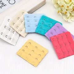 3pcs Bra Extension Buckle Set 3 Rows 3 Hook Strap Extenders