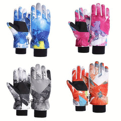 Winter Ski Gloves Waterproof Windproof Warm Protection 30C