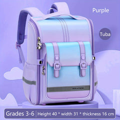 Kids Nylon Waterproof Backpack for School 1-4 Grade