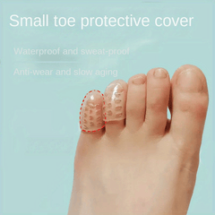 2pcs Small Toe Protectors Against Foot Abrasion