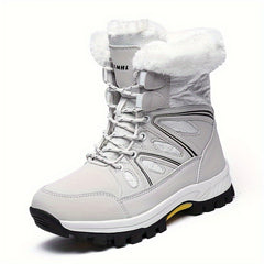 Women's Faux Fur Lined Snow Boots Insulated Outdoor Shoes